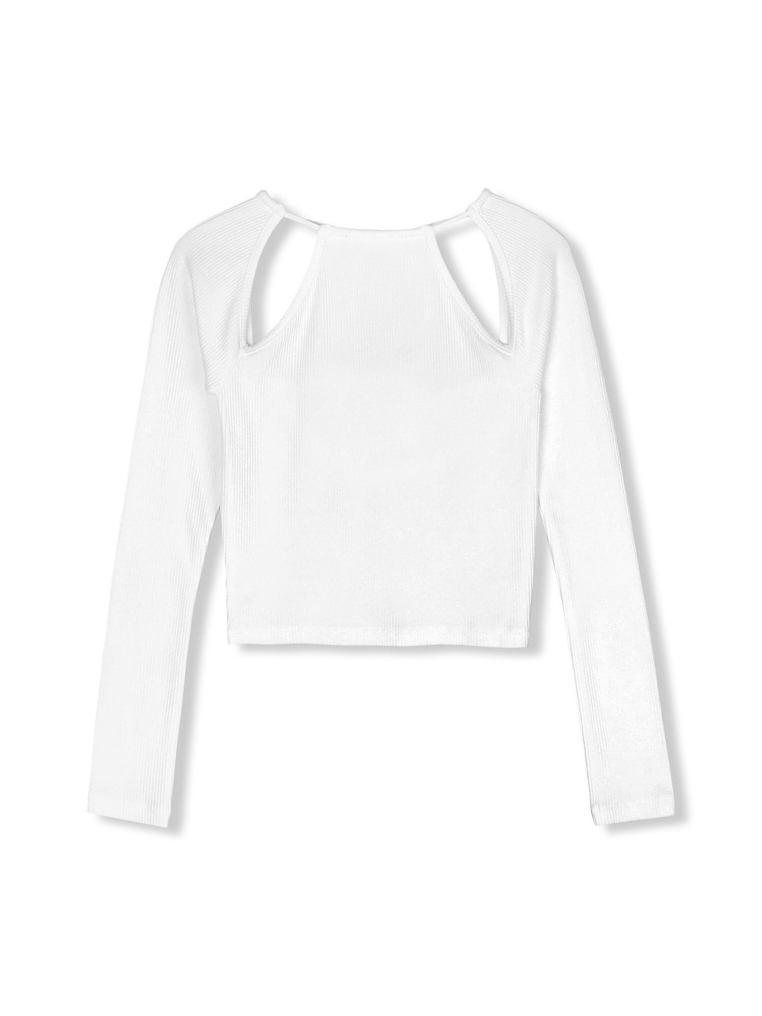 Áo Long Sleeves Shoulder Cuts