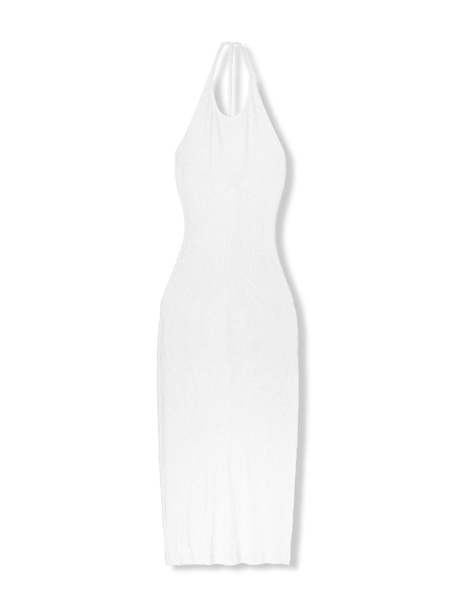 Đầm Dài Column Plain Halter