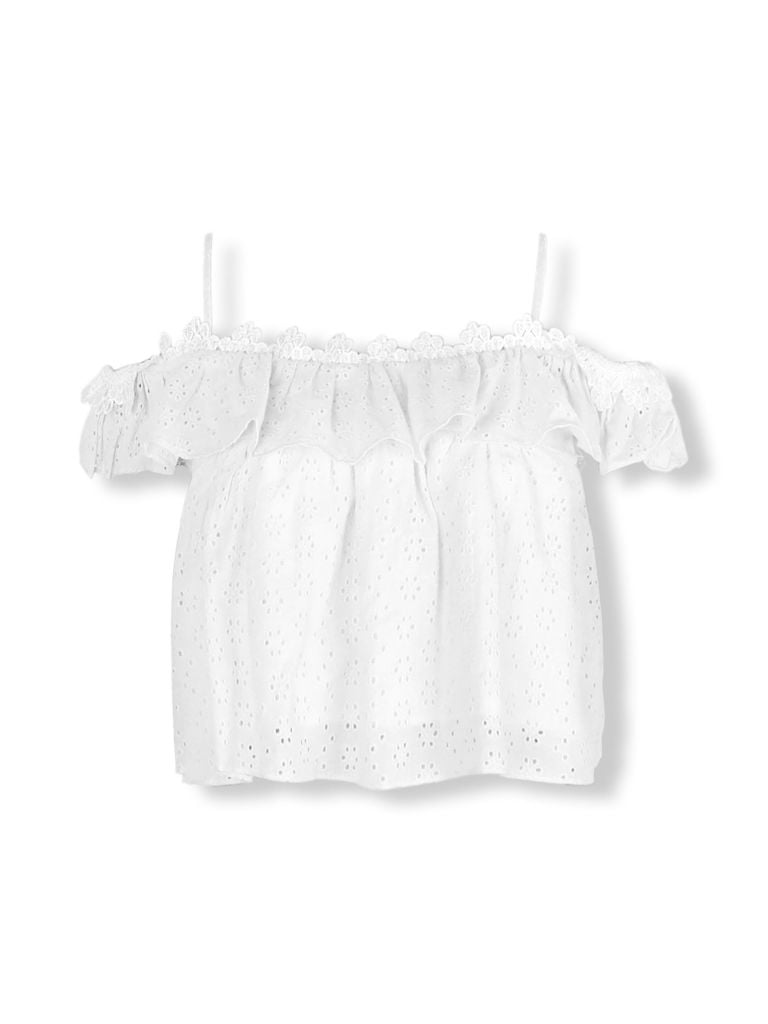  Áo Crop Ruffle Princess 