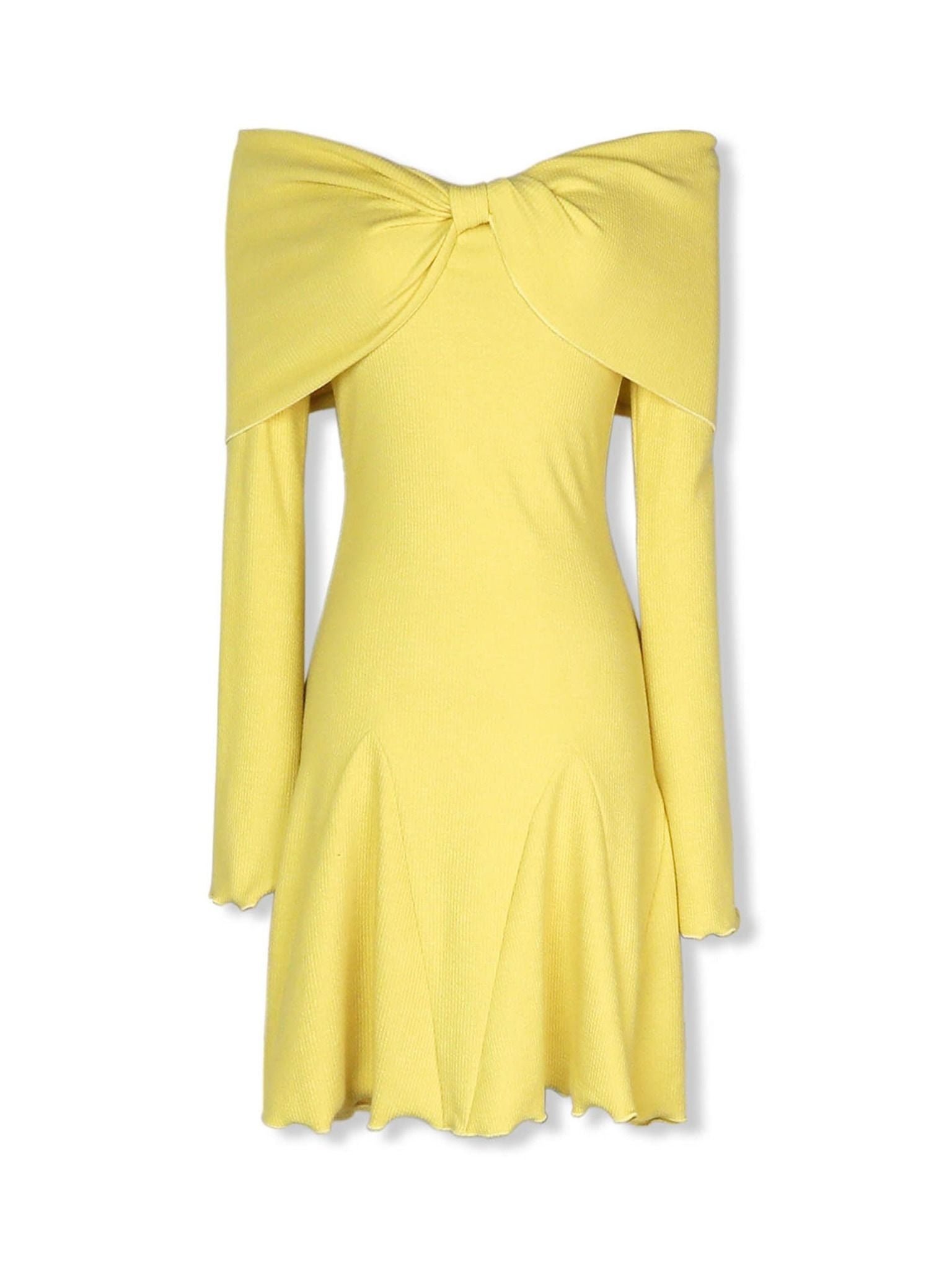 Đầm Ngắn Strapless Bowtie