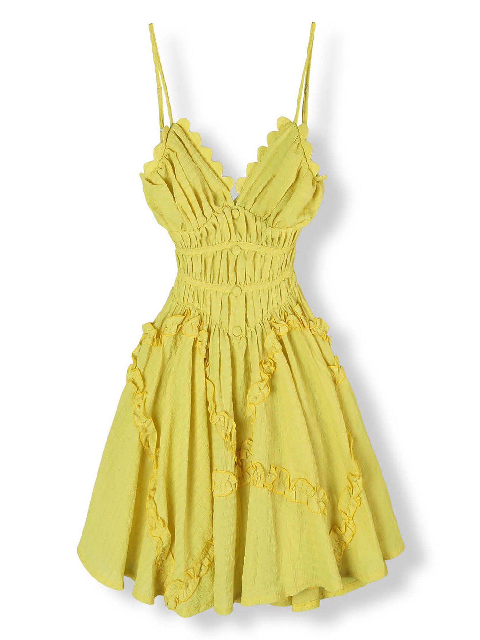 Đầm Ngắn Sundress Ruffle Waist