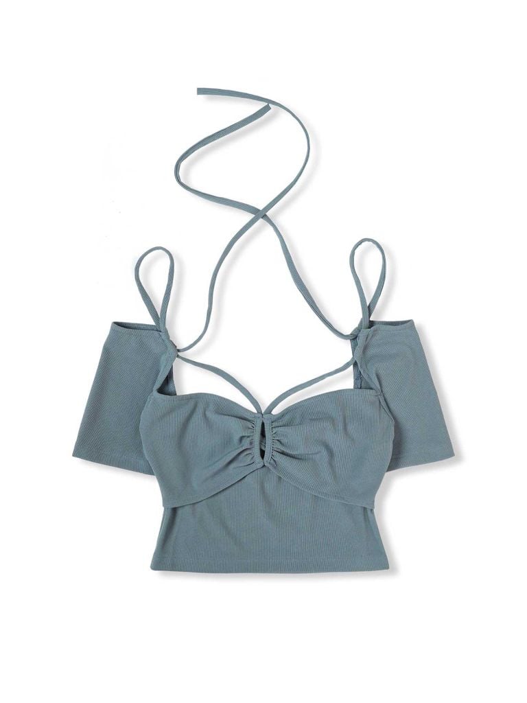  Áo Croptop Cut Out Shoulder 