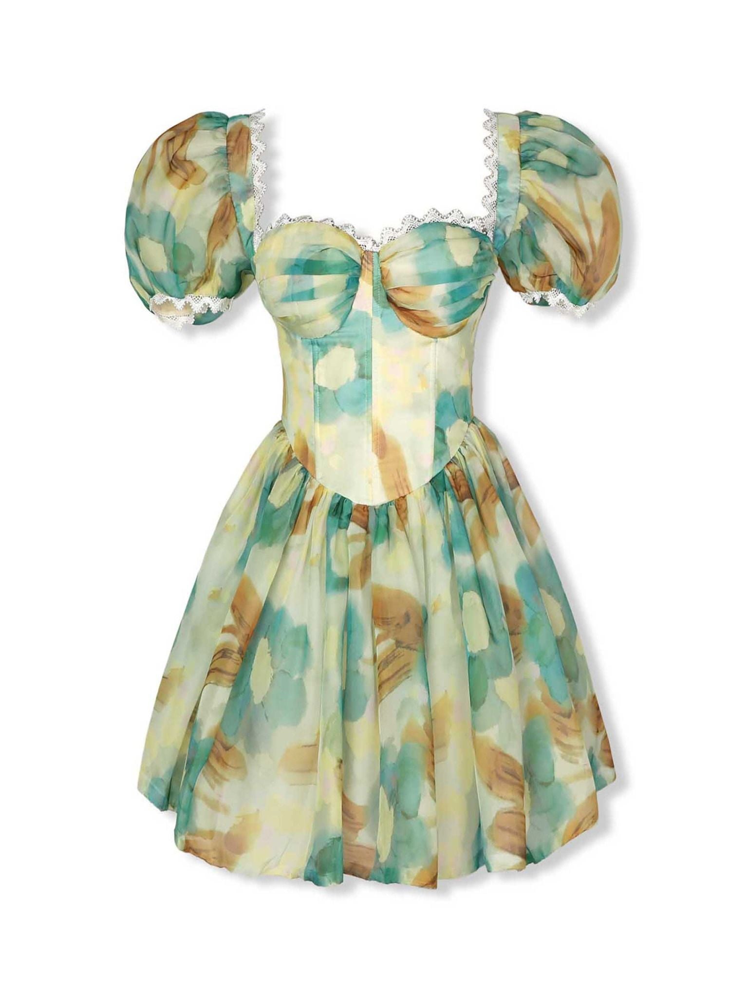  Đầm Ngắn Sundress Pump Flowers 