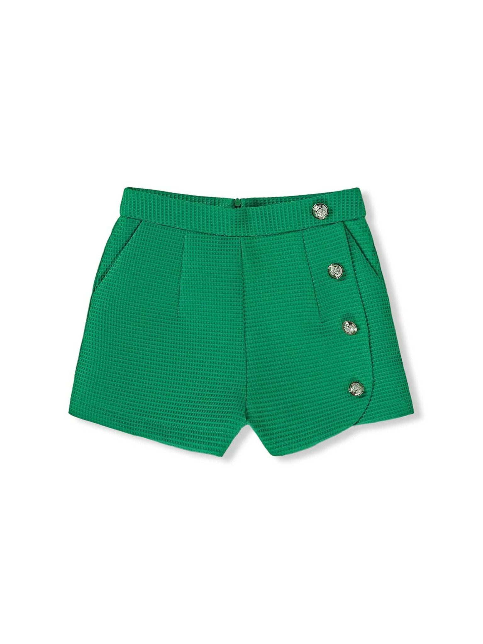 Quần Short Side Buttons Mix