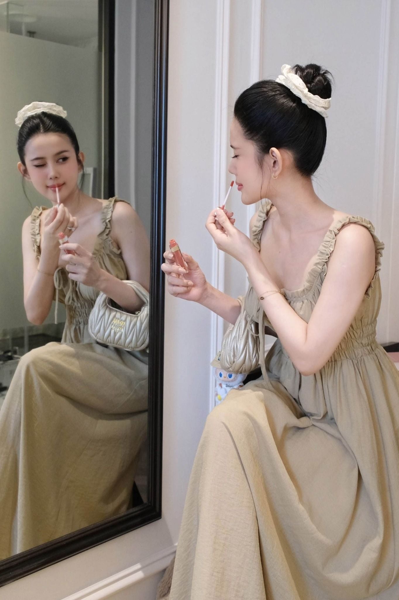 Đầm Dài Corduroy Gentle