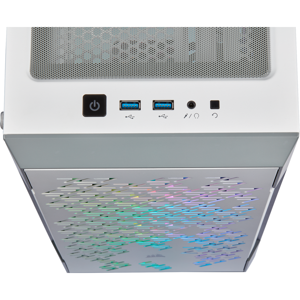 Case Corsair 220T White RGB Airflow Tempered Glass ( Mid-Tower )