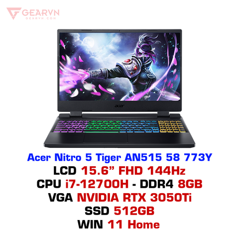 Laptop gaming Acer Nitro 5 Tiger AN515 58 773Y