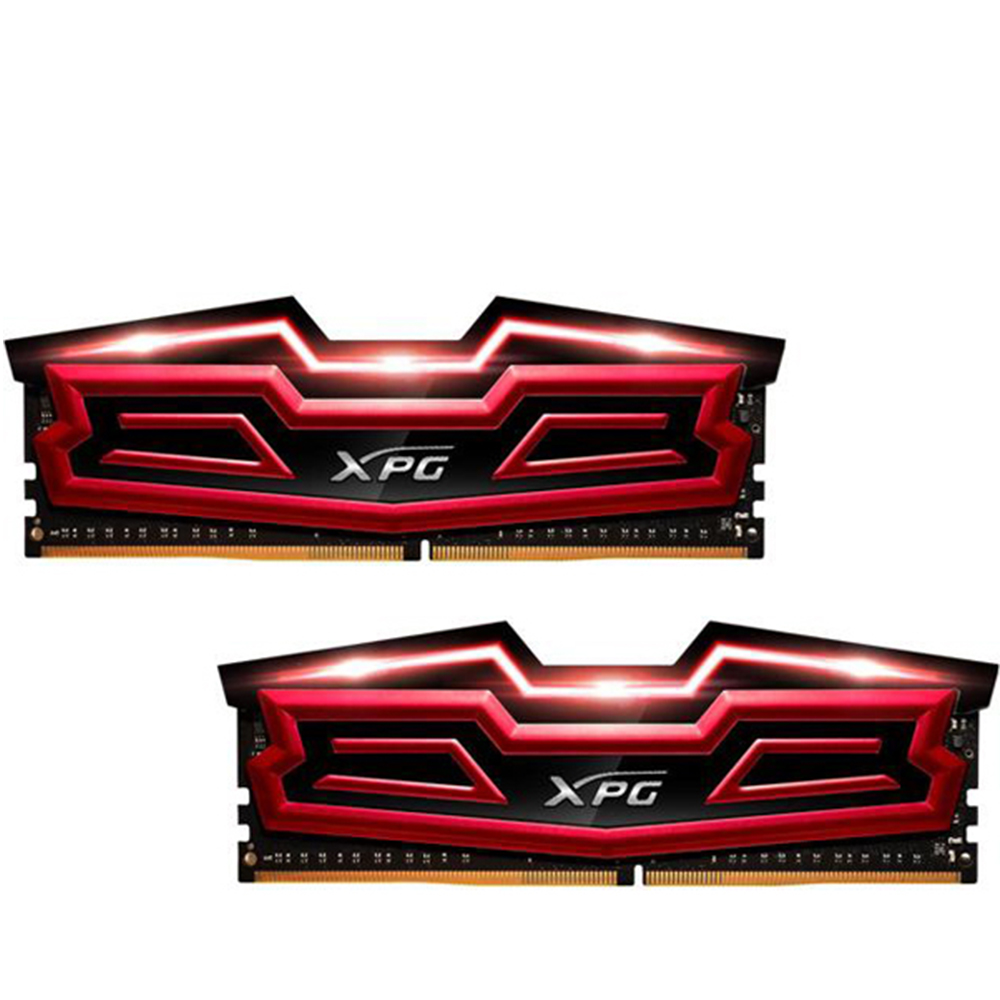 (16G DDR4 2x8G 2400 ) ADATA XPG Dazzle (Led red)