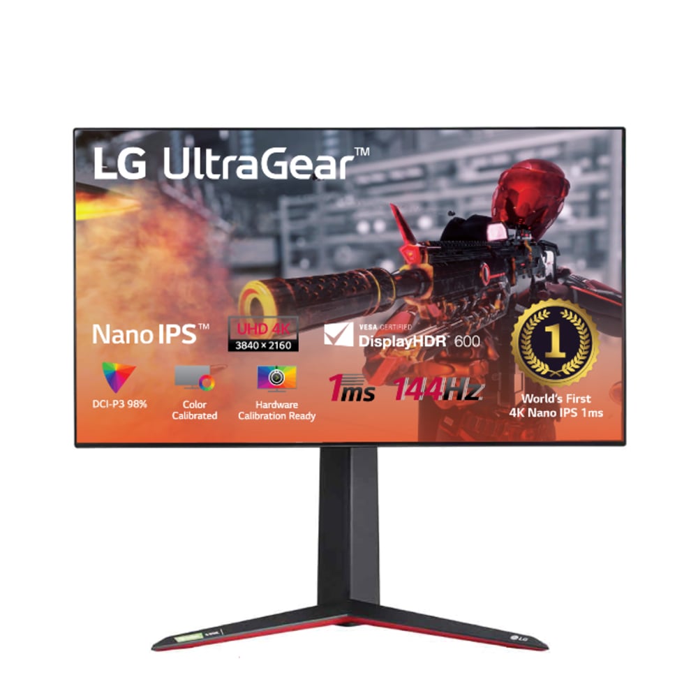 Màn hình LG UltraGear 27 inch Nano IPS 4K 144Hz Gsync chơi game: Sắm ngay màn hình LG UltraGear 27 inch Nano IPS 4K 144Hz Gsync để thỏa mãn đam mê game của bạn! Độ phân giải 4K cùng tần số quét 144Hz giúp mang đến cho bạn trải nghiệm game mượt mà trên màn hình rộng này. Còn chần chờ gì nữa, hãy trải nghiệm ngay những trò chơi hot nhất trên thiết bị này!