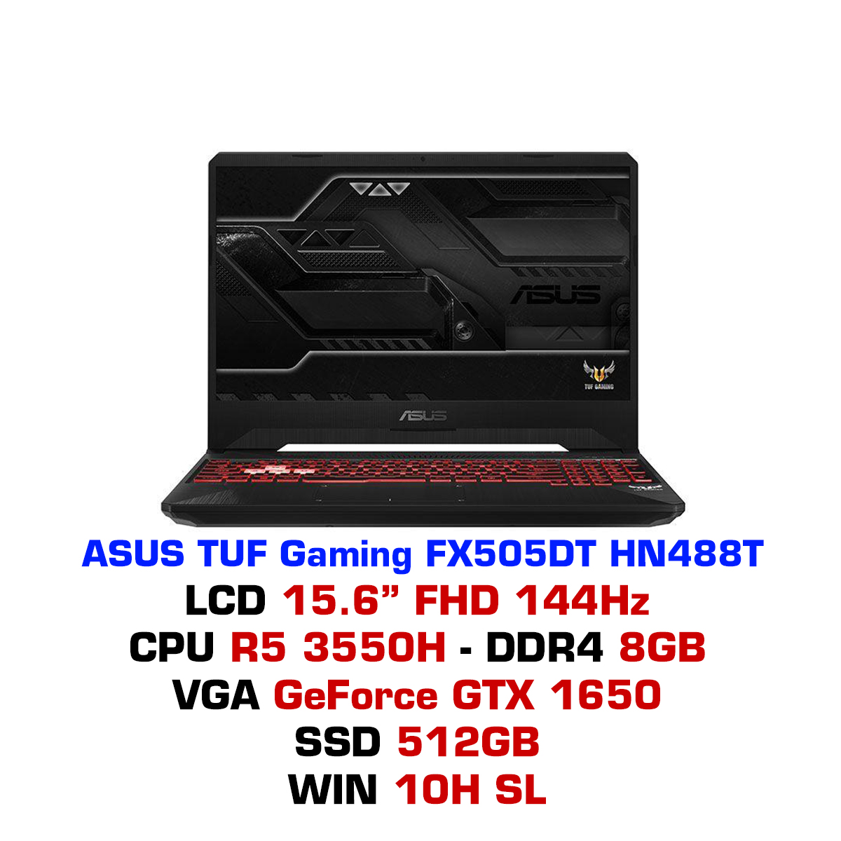 Laptop gaming ASUS TUF FX505DT HN488T chính hãng – GEARVN.COM