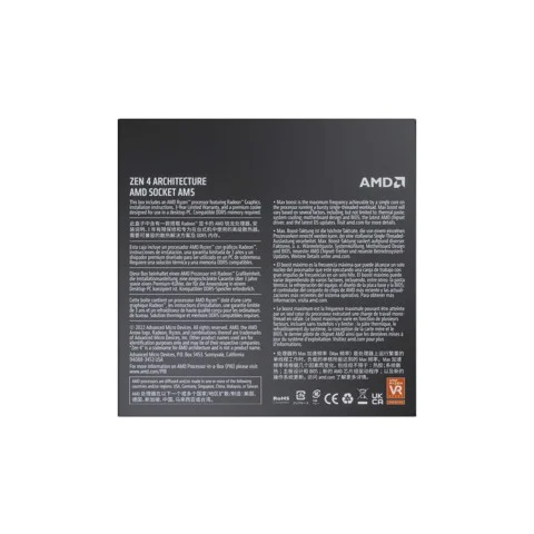 GEARVN AMD Ryzen 5 7600 / 3.8GHz Boost 5.1GHz / 6 nhân 12 luồng / 38MB / AM5