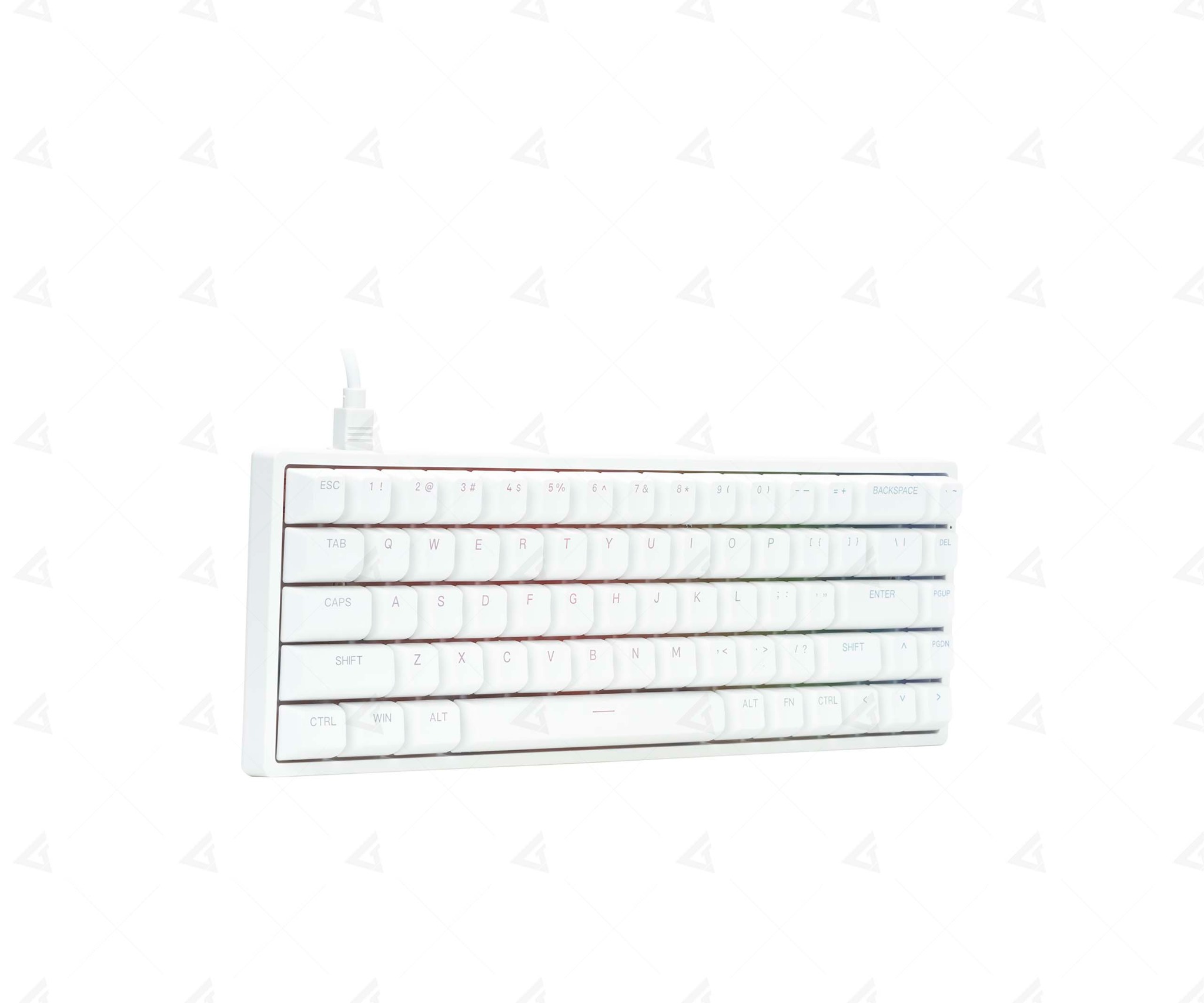 GEARVN - Bàn phím AKKO 3068 v2 RGB White
