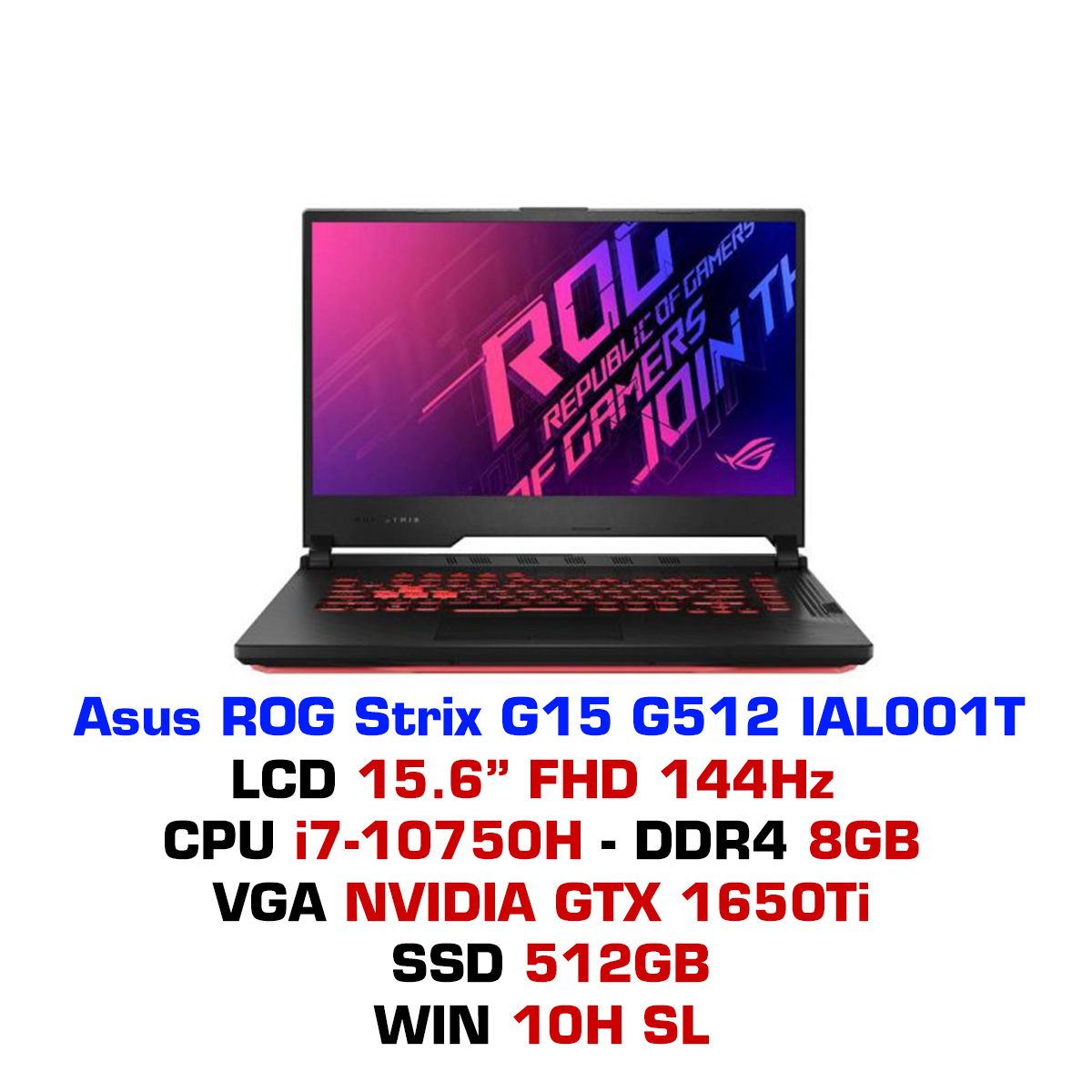 Laptop gaming Asus ROG Strix G15 G512 IAL001T giá rẻ – GEARVN.COM