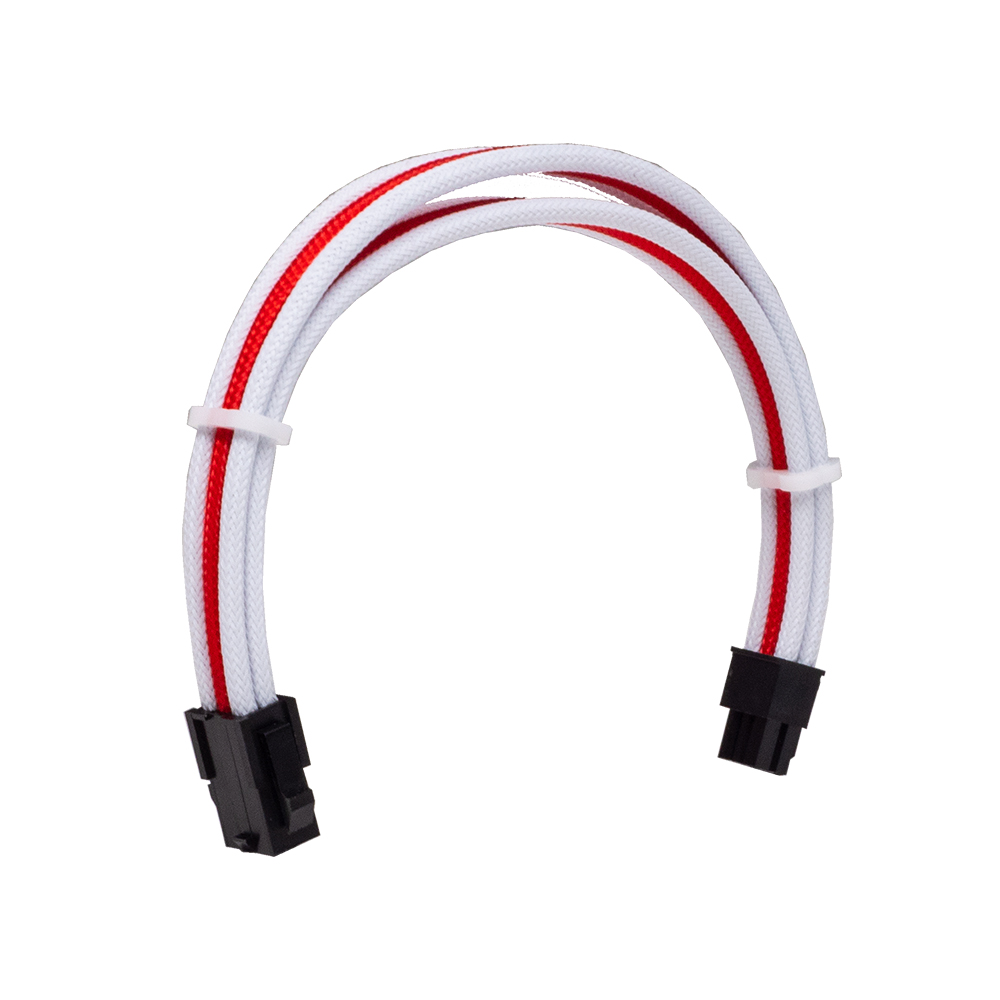 Dây Cable Sleeving 6 Pin White - Red