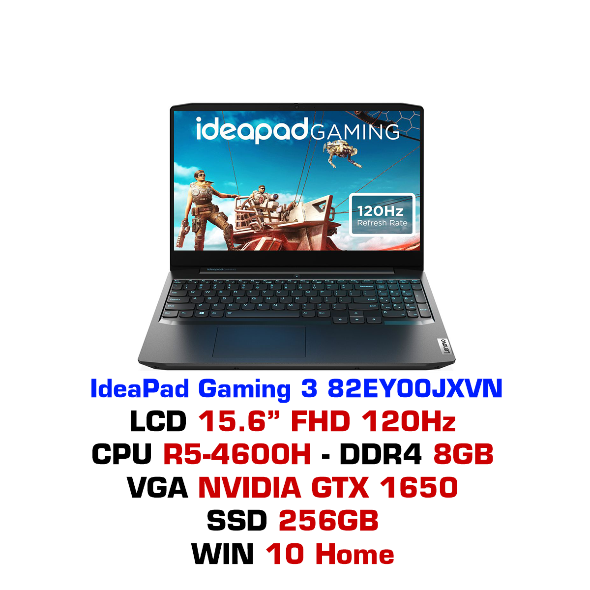 Laptop Lenovo IdeaPad Gaming 3 15ARH05 82EY00JXVN chính hãng, giá rẻ – Laptop Lenovo IdeaPad Gaming 3 15ARH05 82EY00JXVN chính hãng, giá rẻ –