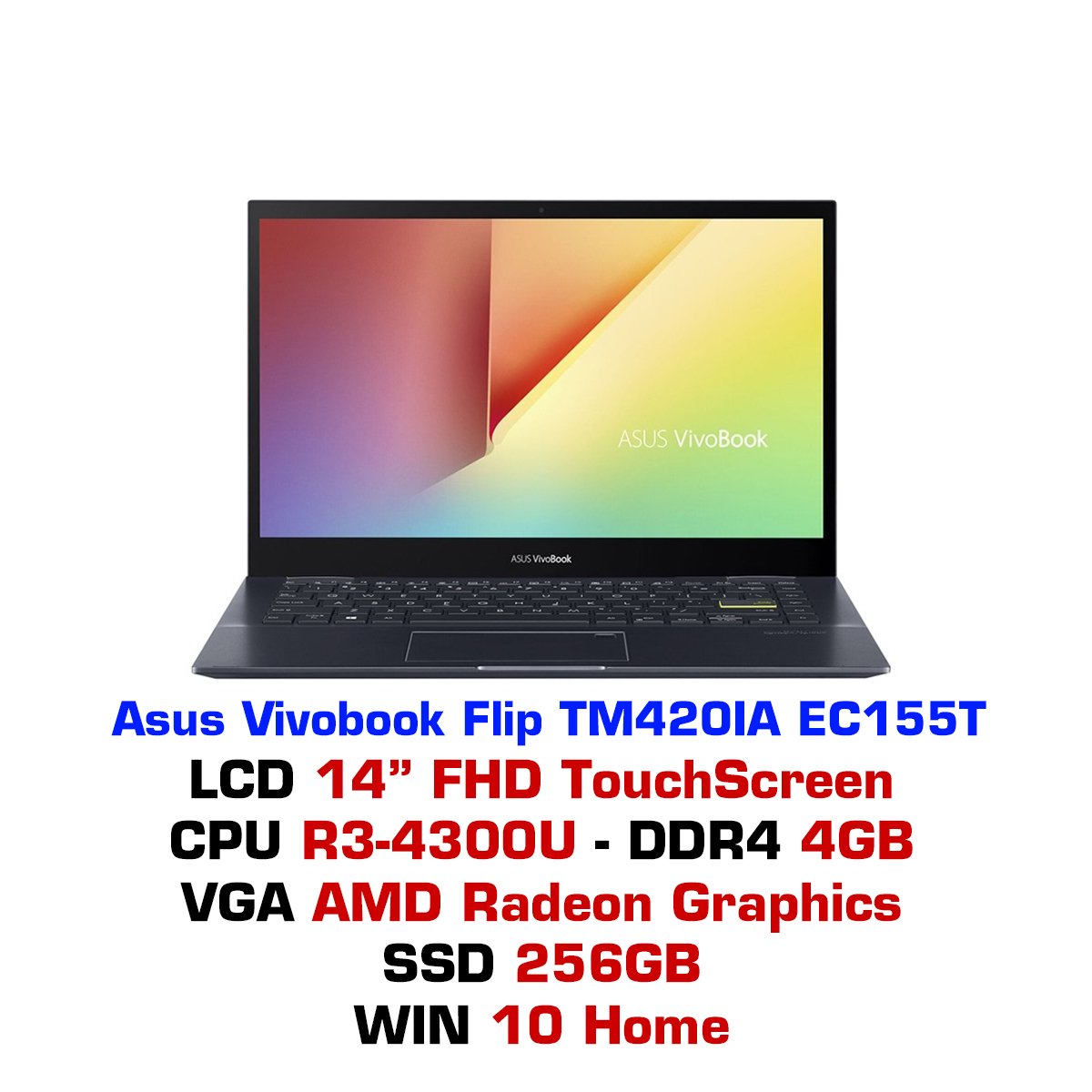 Laptop ASUS Vivobook Flip TM420IA EC155T chính hãng – GEARVN.COM