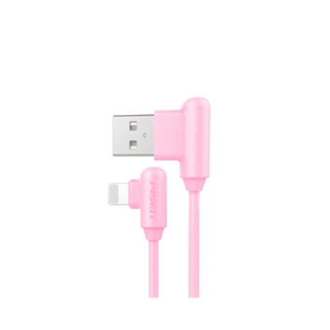 Pisen Powerteen Lightning (L-Shape) - Pink