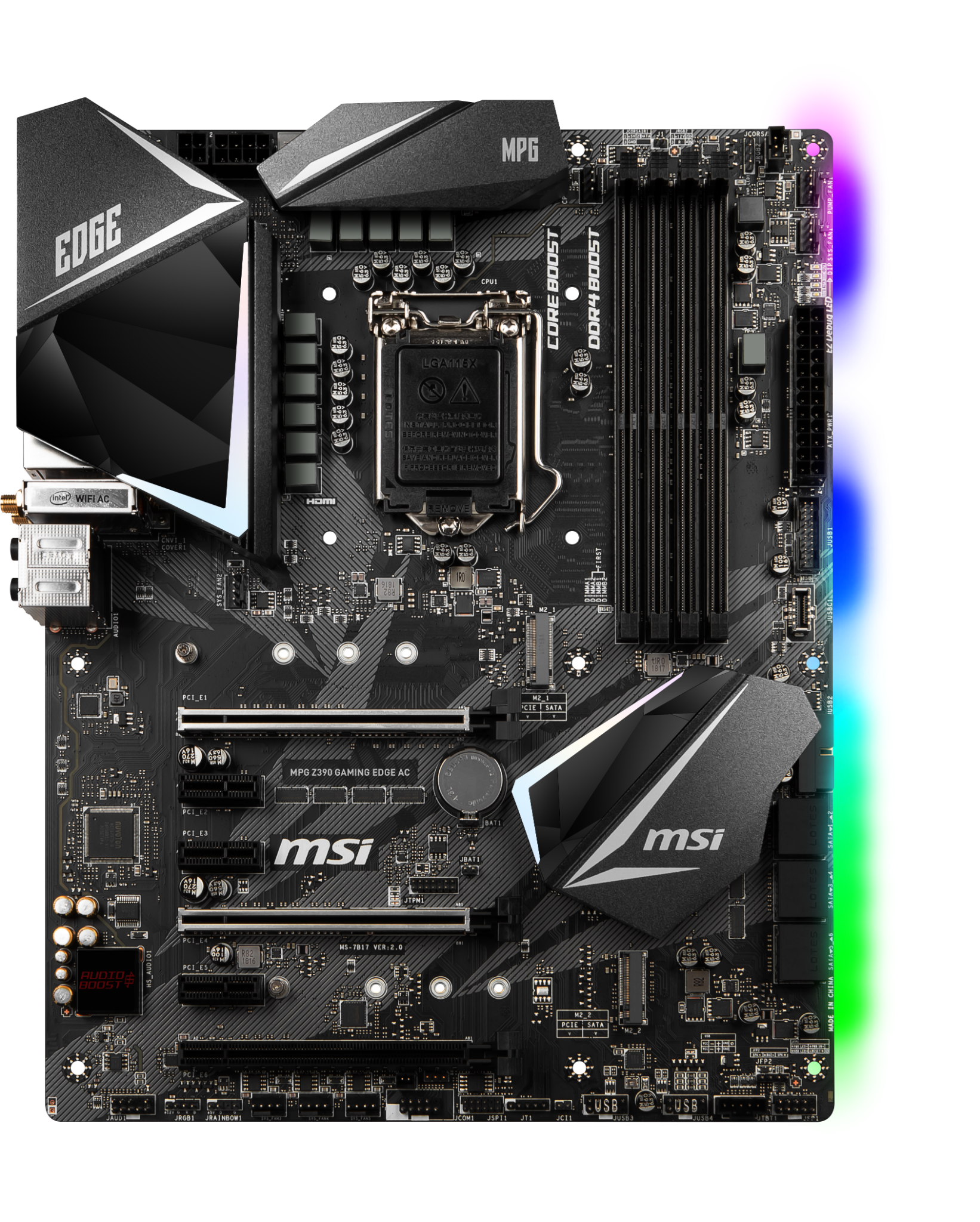 Msi z390 gaming plus подключение rgb