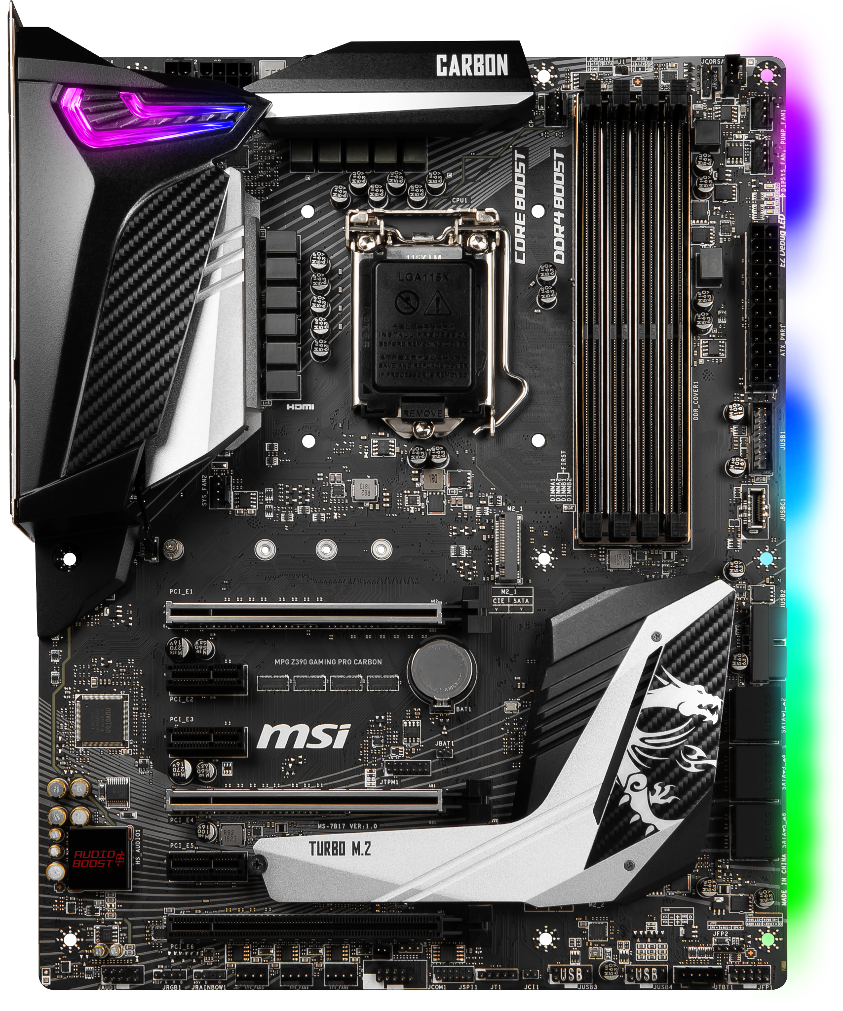 Msi z390 gaming plus подключение rgb