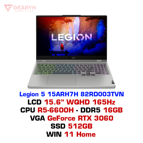 Laptop gaming Lenovo Legion 5 15ARH7H 82RD003TVN