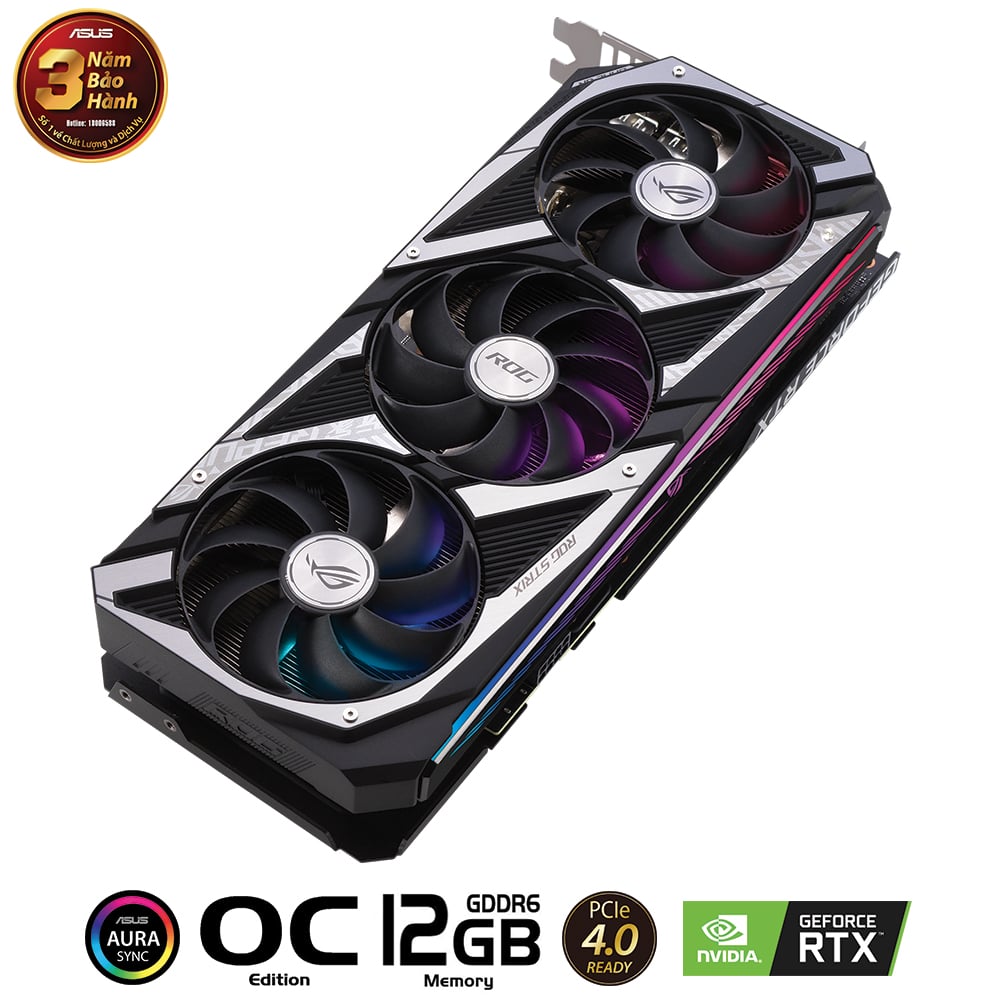 Card màn hình ASUS ROG Strix GeForce RTX 3060 GAMING O12G