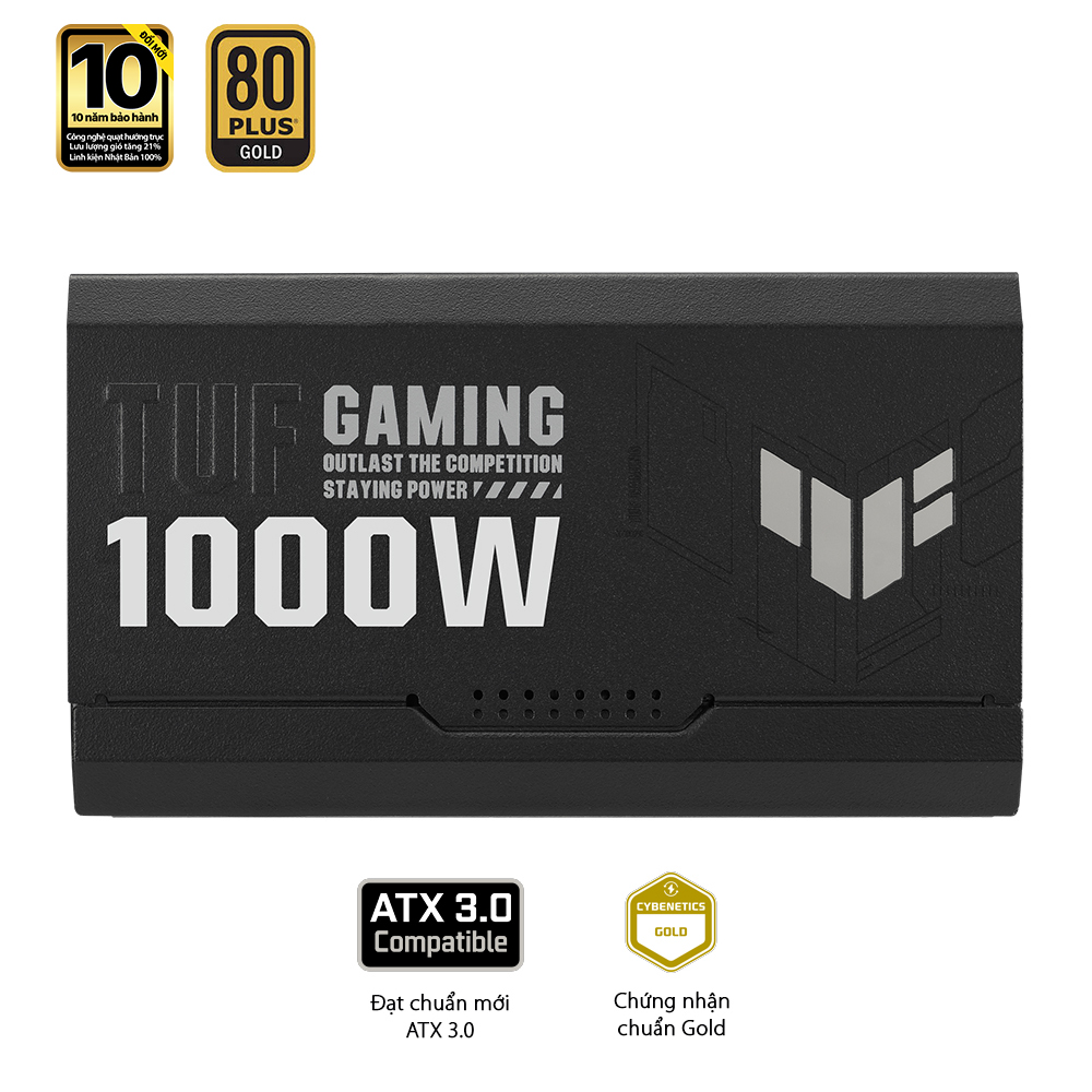 GEARVN - Nguồn ASUS TUF Gaming 1000W - 80 Plus Gold - Full Modular