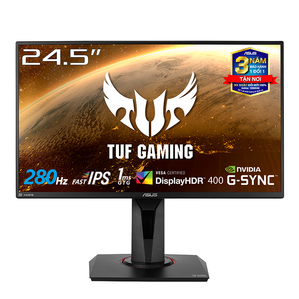 Màn hình ASUS TUF GAMING VG259QM 25" IPS 280Hz G-Sync 1ms – GEARVN.COM