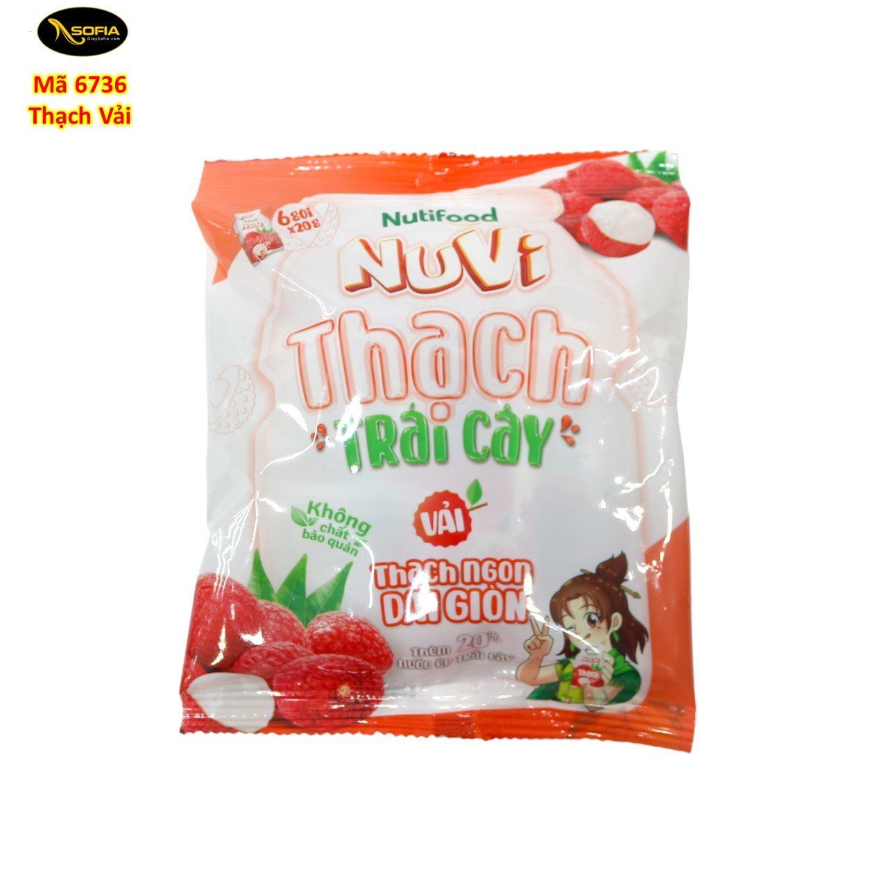  Thạch trái cây Nuvi 120gram 6736 