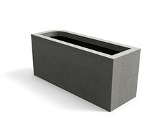 Bộ chậu cong composite Anber AURA - Ban công (Màu giả đá Smartline)