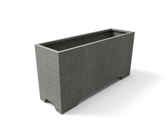 Bộ chậu trồng cây cao cấp ban công, sân thượng - Anber AURA - Composite sợi - Siêu nhẹ (không độn) Smartline