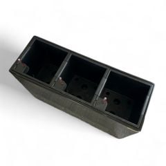 Chậu composite Anber AURA (Sơn Màu) + Tự tưới AWS + Bánh xe ẩn