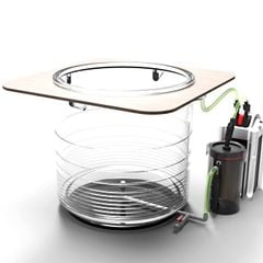 NEW [LỌC VI SINH MATRIX USA] Hồ cá bàn trà composite sợi - Anber Fish - PONOS