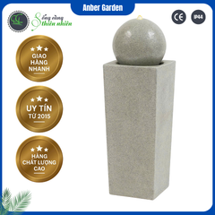 Đài phun composite - thác nước phong thủy luân PRETO (Màu đá Nature Lite)