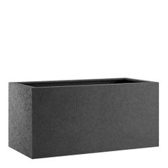 Chậu composite Anber AURA (Màu giả đá Basalt) + Tự tưới AWS + Bánh xe ẩn