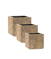 Chậu composite Anber CANVA (Màu giả đá Old Stone)