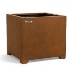 [CHÂN ĐẾ CAO] Chậu composite Anber SANTO - Corten Steel