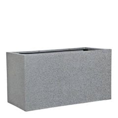 Chậu composite Anber AURA Smartline + Tự tưới AWS + Bánh xe ẩn