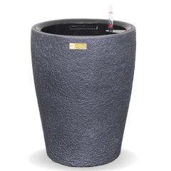 Chậu composite Anber HERA  (Màu đá Basalt) + Tự tưới AWS