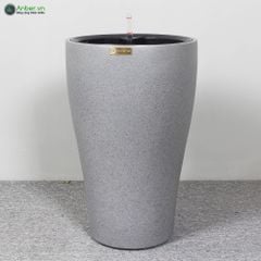 Chậu composite Anber Hera (Màu giả đá Smartline) + Tự tưới AWS