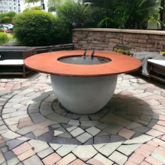 Hồ cá bàn trà composite sợi - Anber Fish - HELIOS