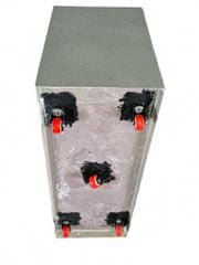 Chậu composite Anber AURA Smartline + Tự tưới AWS + Bánh xe ẩn