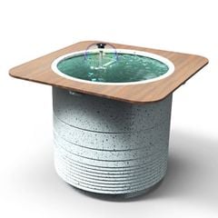 NEW [LỌC VI SINH MATRIX USA] Hồ cá bàn trà composite sợi - Anber Fish - PONOS