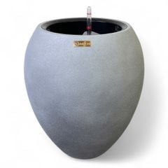 Chậu composite Anber VENUS (Naturelite Lead) + Tự tưới AWS