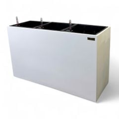 Chậu composite Anber AURA (Sơn Màu) + Tự tưới AWS + Bánh xe ẩn