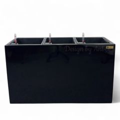 Chậu composite Anber AURA (Sơn Màu) + Tự tưới AWS + Bánh xe ẩn