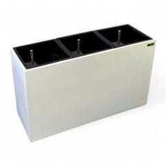 Chậu composite Anber AURA (Sơn Màu) + Tự tưới AWS + Bánh xe ẩn