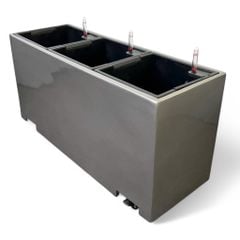 Chậu composite Anber AURA (Sơn Màu) + Tự tưới AWS + Bánh xe ẩn