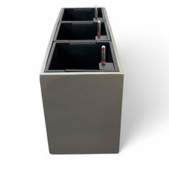 Chậu composite Anber AURA (Sơn Màu) + Tự tưới AWS + Bánh xe ẩn