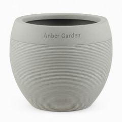 Chậu composite OLDHAM (Màu đá Nature Lite Warm Concrete)