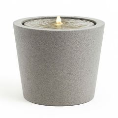 Đài phun composite - thác nước phong thủy luân DORO (Màu đá Naturelite)